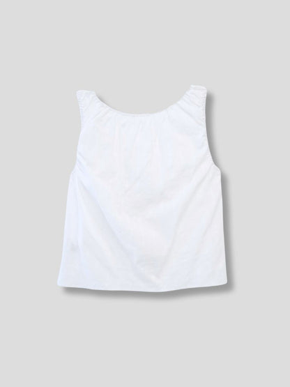 shirring summer blouse