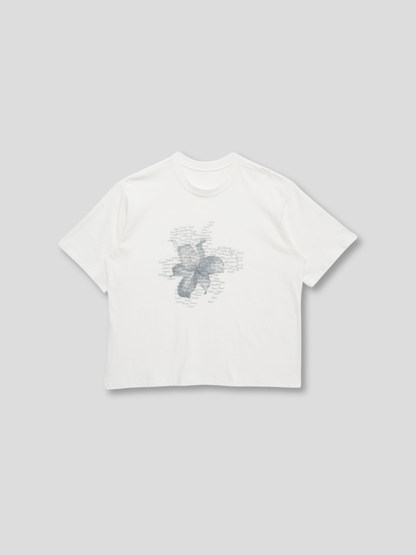 flower over tee