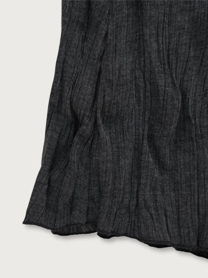 crinkle long skirt