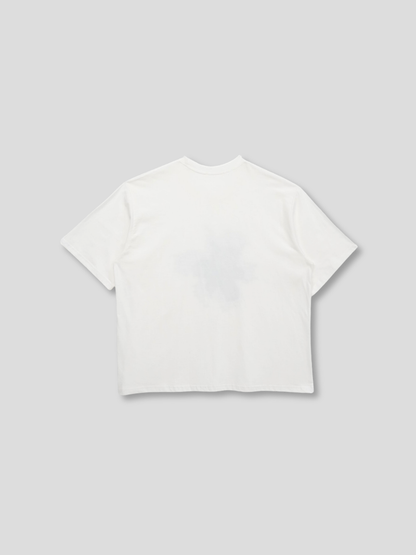 flower over tee