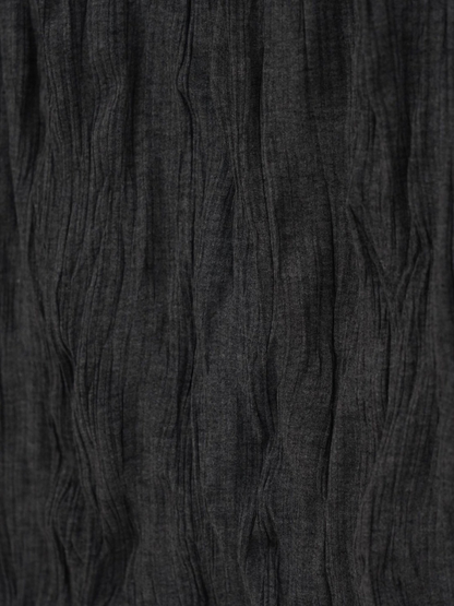 crinkle long skirt