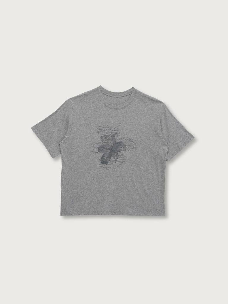 flower over tee