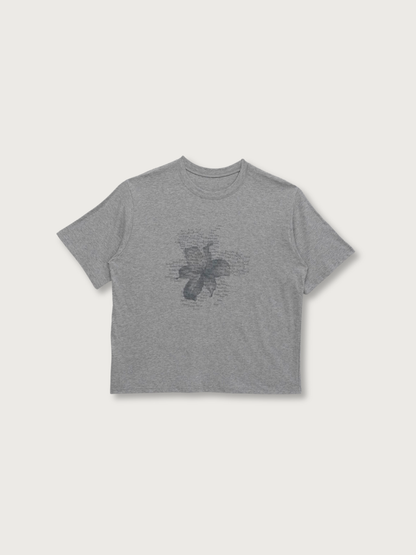 flower over tee