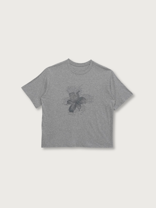 flower over tee