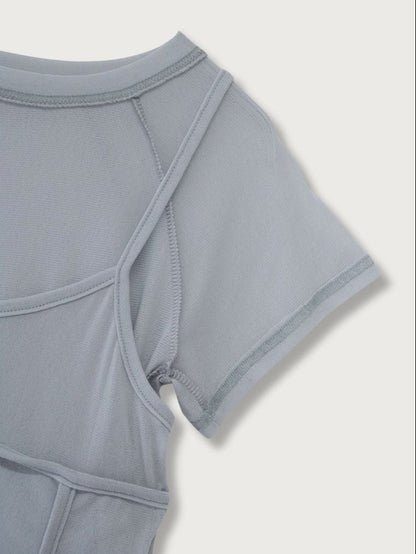 mesh camisole tee