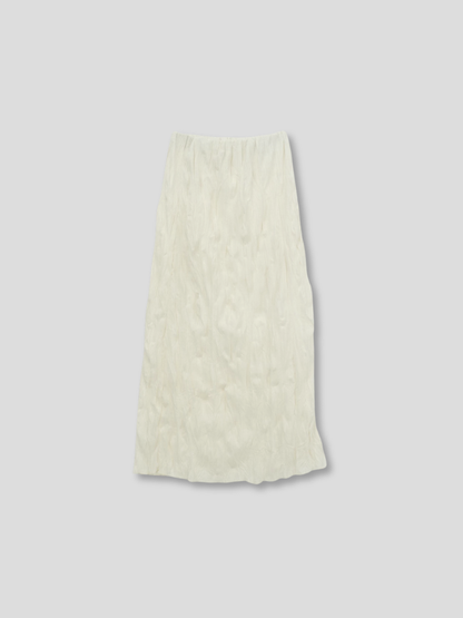 crinkle long skirt