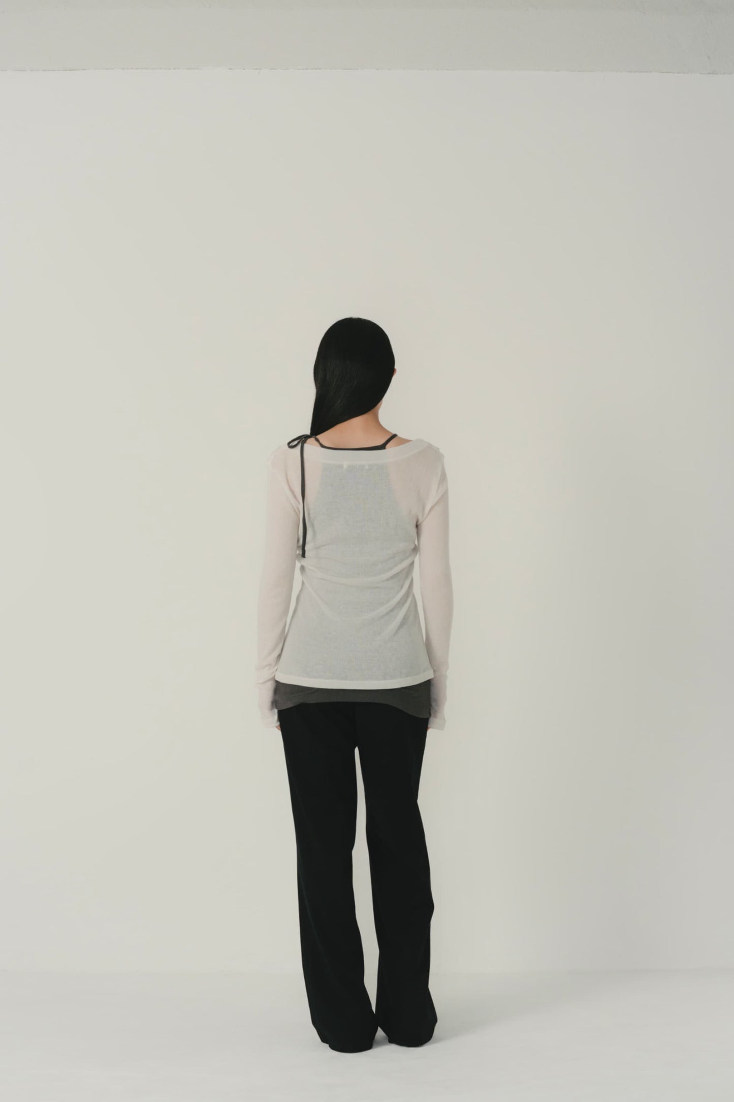 cami layered sheer top