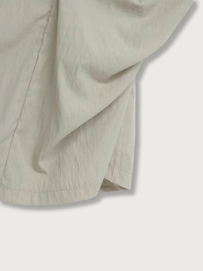shirring sleeveless