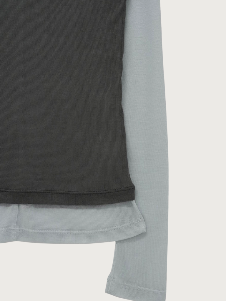 sheer layered t