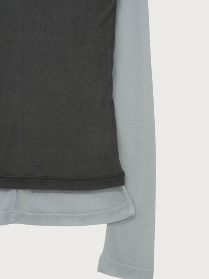 sheer layered t