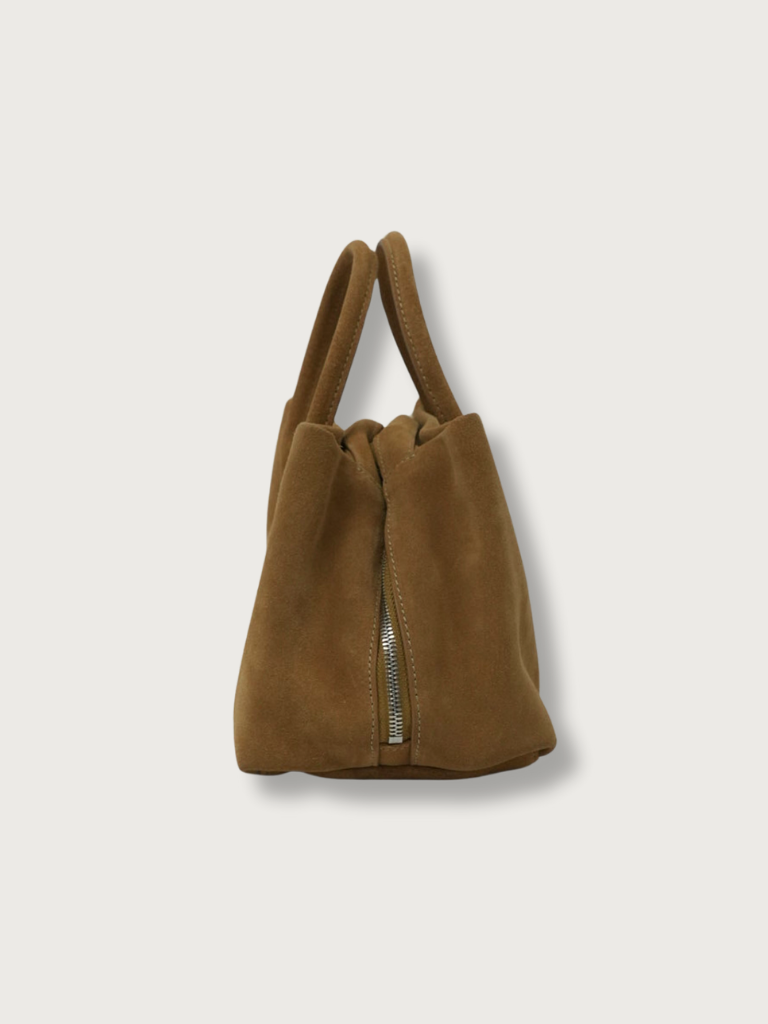 suede mini bag