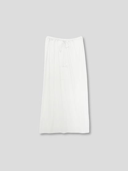rib sheer long skirt