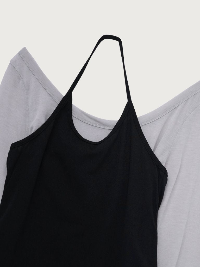 halter layered set tops