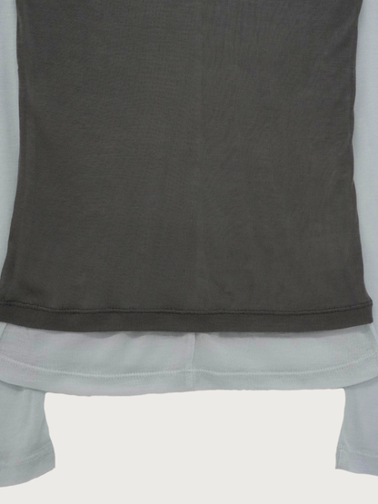 sheer layered t