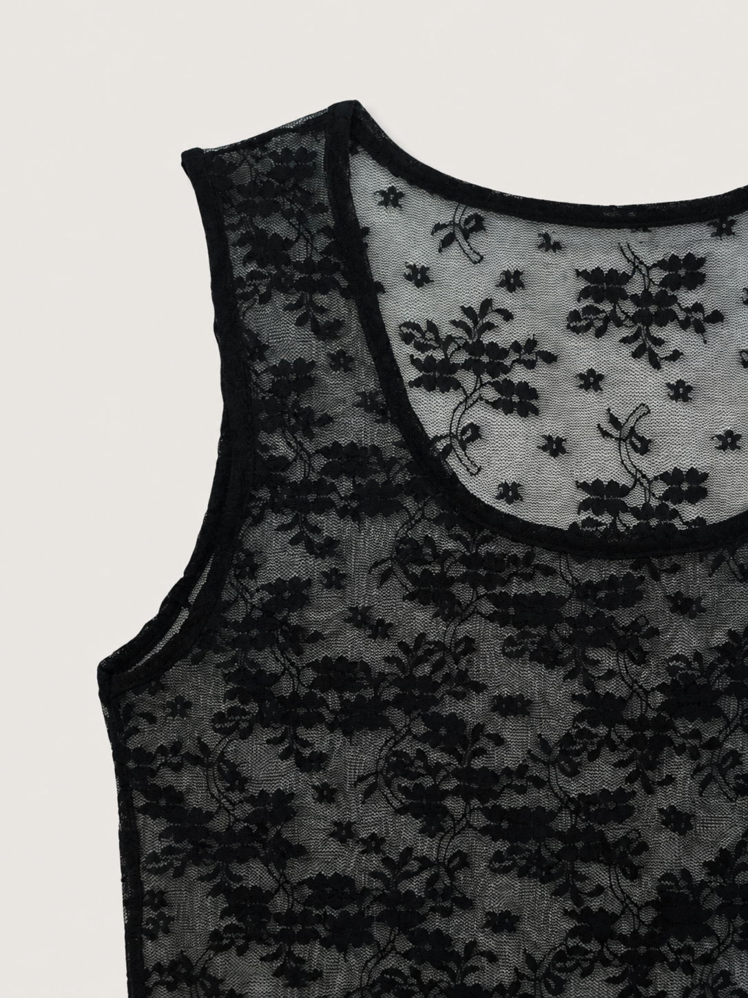 【先行予約販売】sheer lace tank