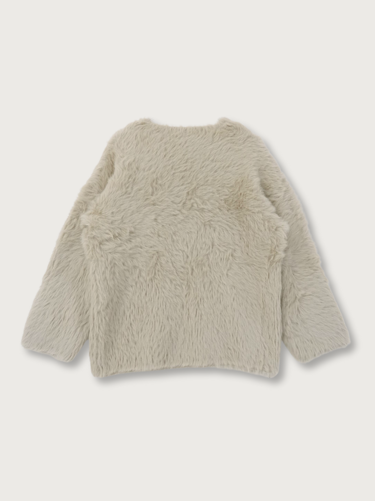 feather knit pullover