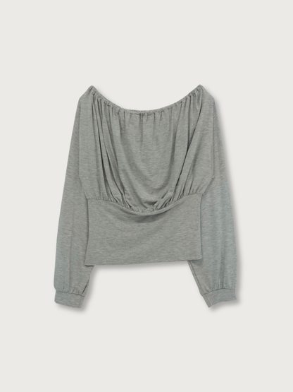 shirring cinched top