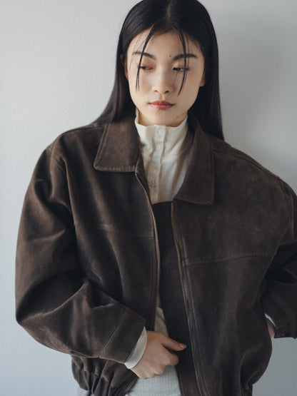 suede blouson
