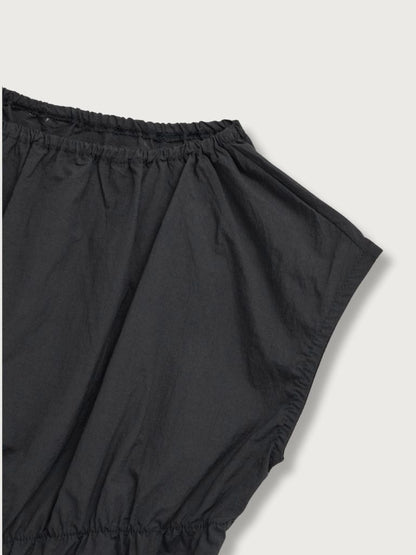 shirring crop tops