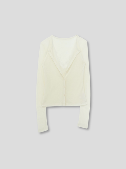 layered cardigan set