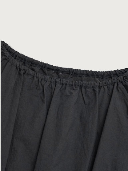 shirring crop tops