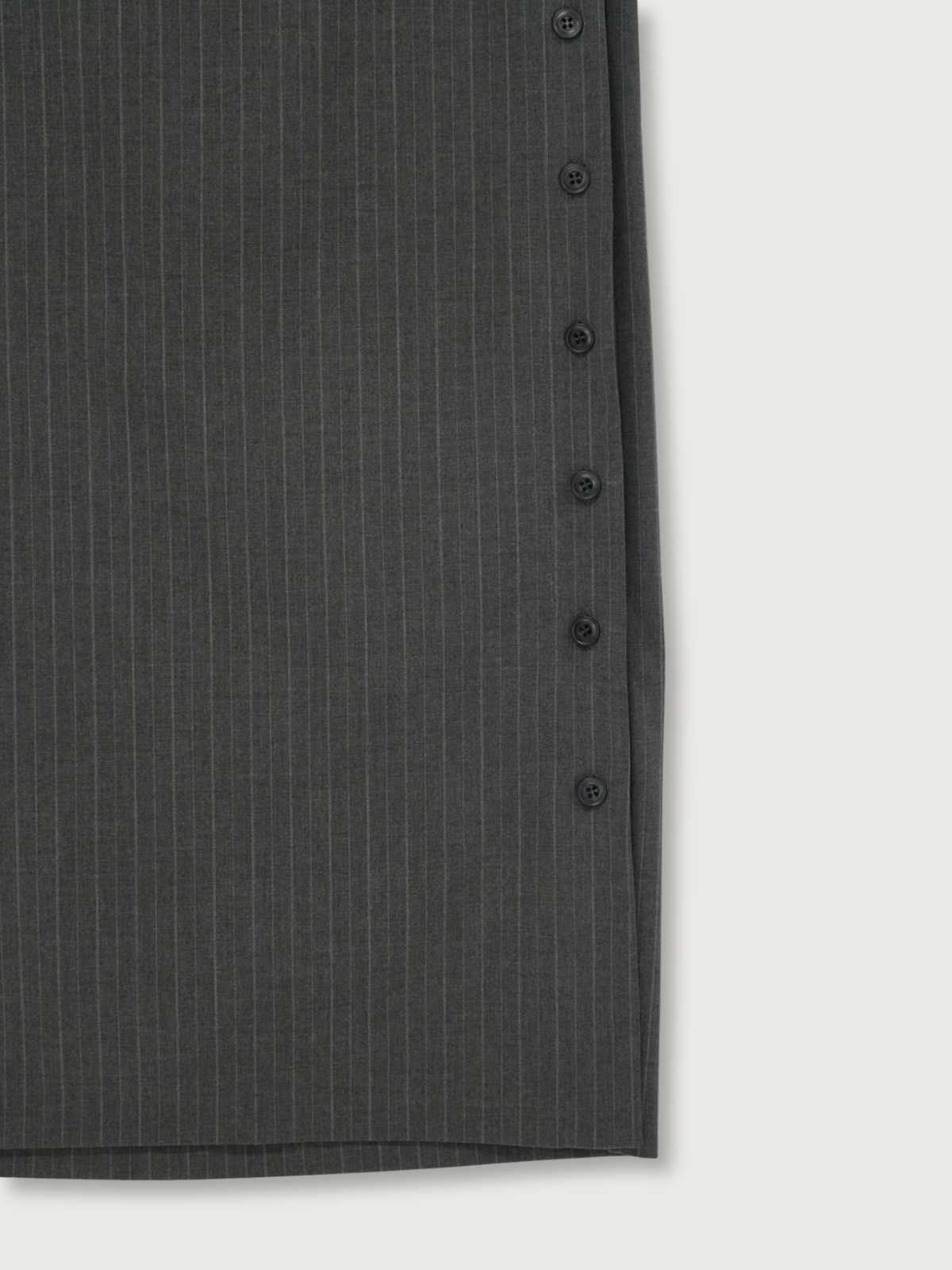 pinstripe long skirt