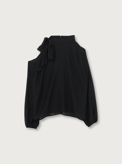 open shoulder blouse
