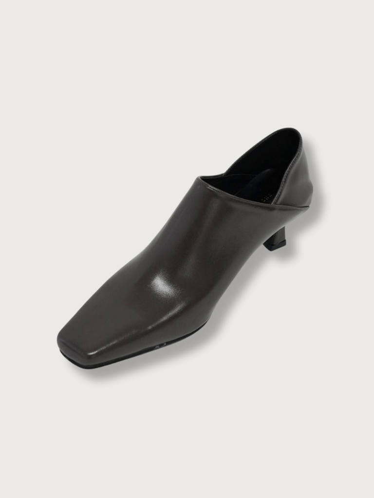 square heel loafer