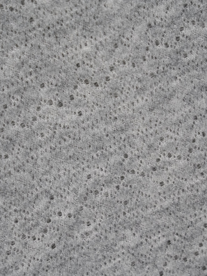 scarf sheer knit top