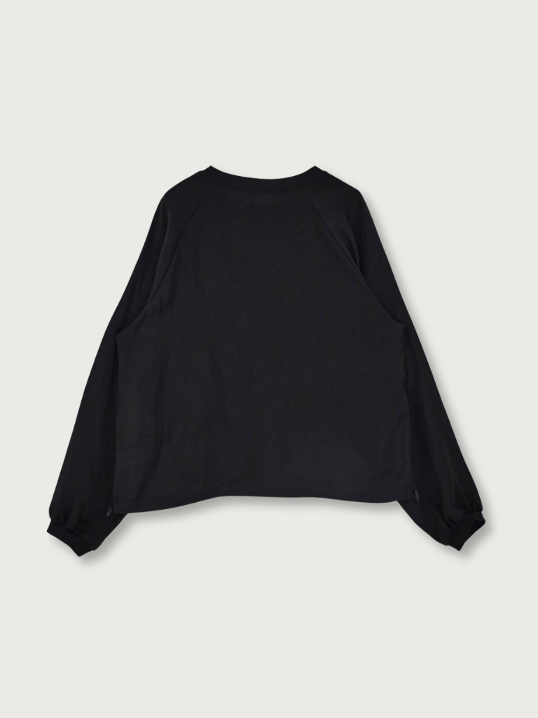 sheer sweat pullover