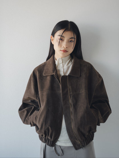 suede blouson
