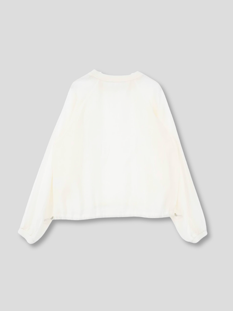 sheer sweat pullover