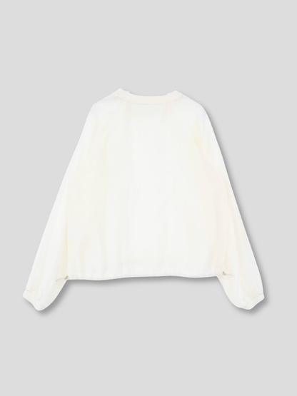 sheer sweat pullover