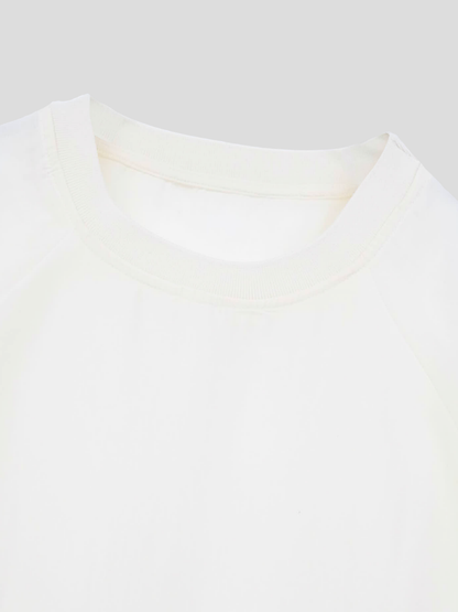 sheer sweat pullover