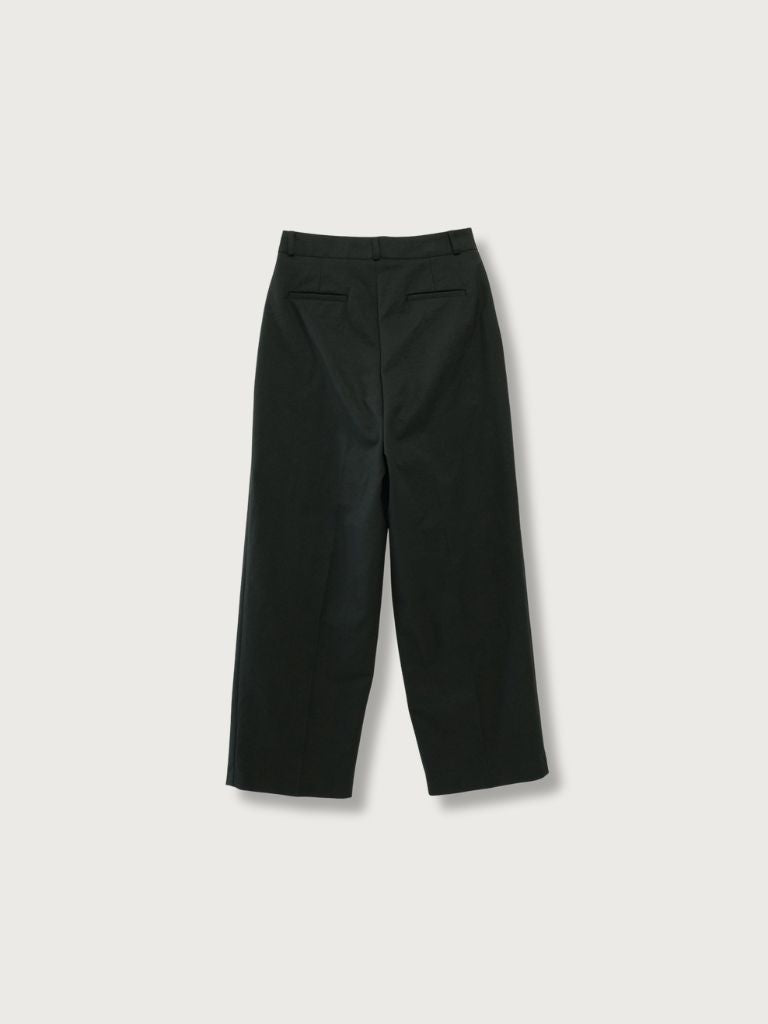wide tucked pants