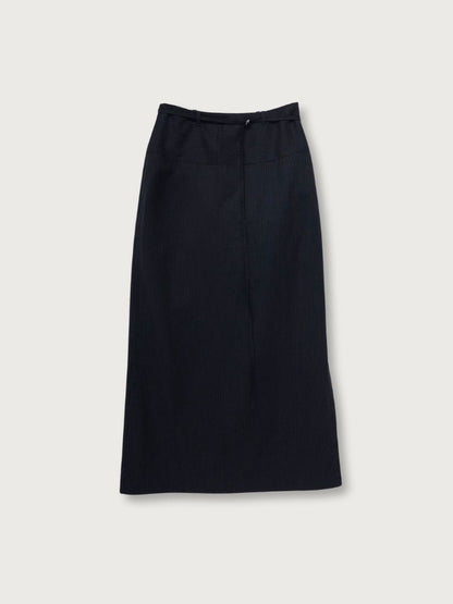 stripe maxi skirt