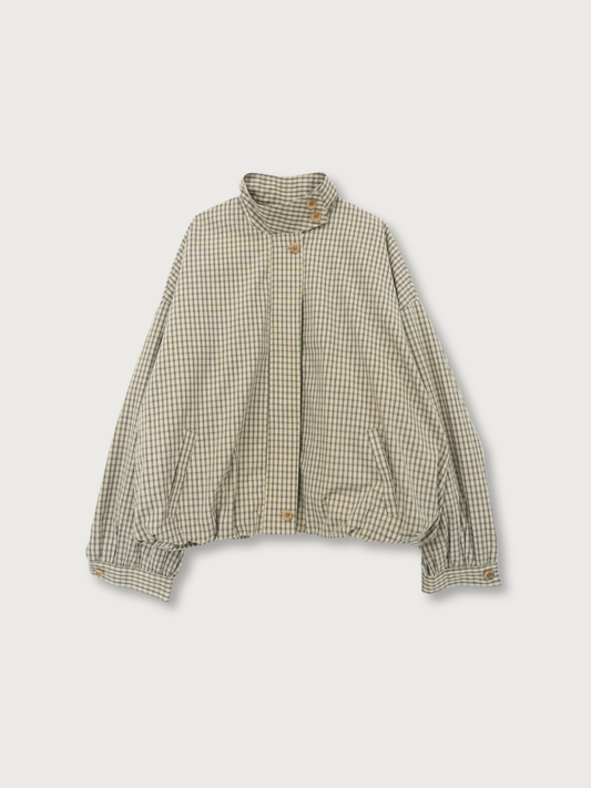 check zip blouson