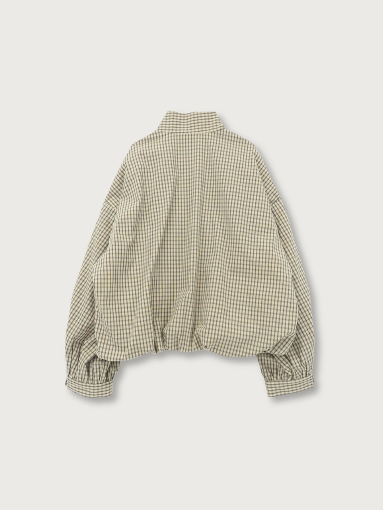 check zip blouson