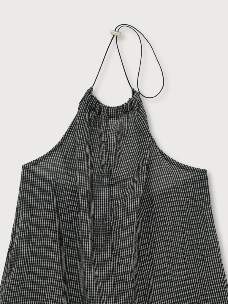 gingham mini one-piece