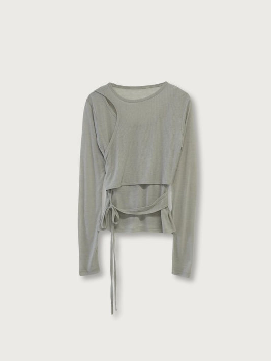 sheer wrap tops