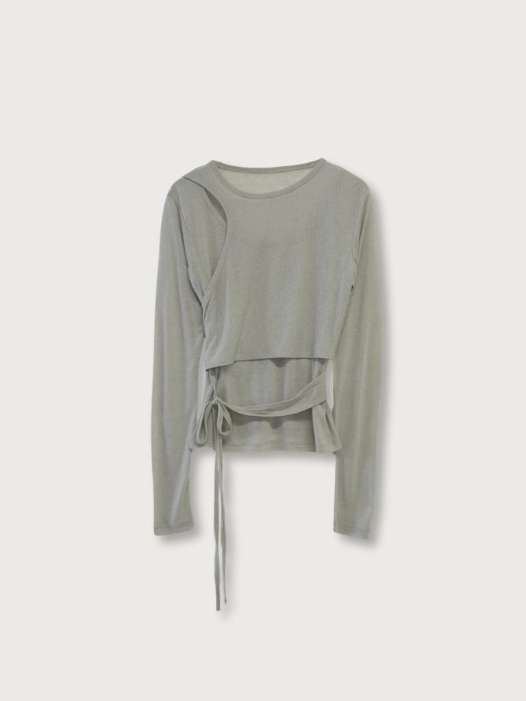 sheer wrap tops