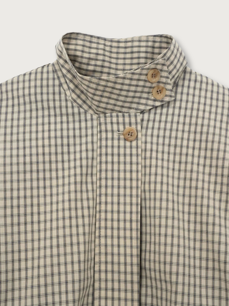 check zip blouson