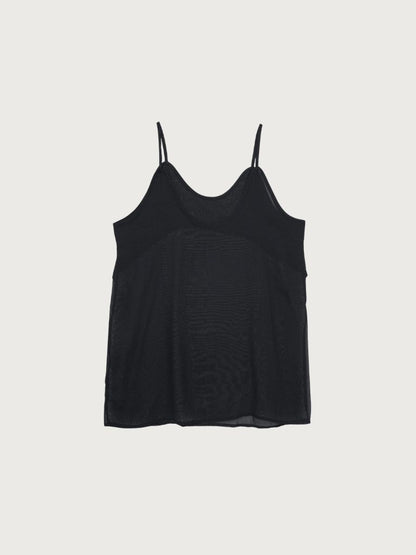 U neck sheer one piece