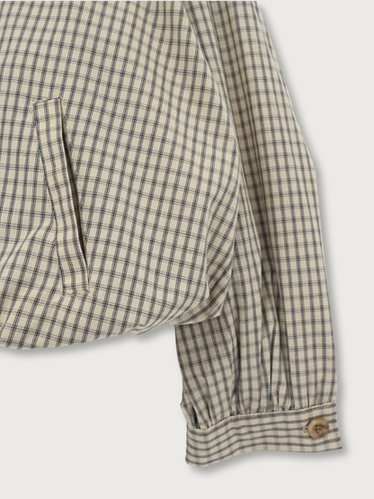check zip blouson