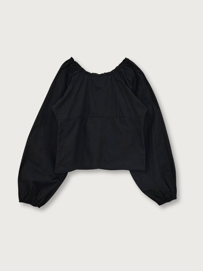 lace button blouse