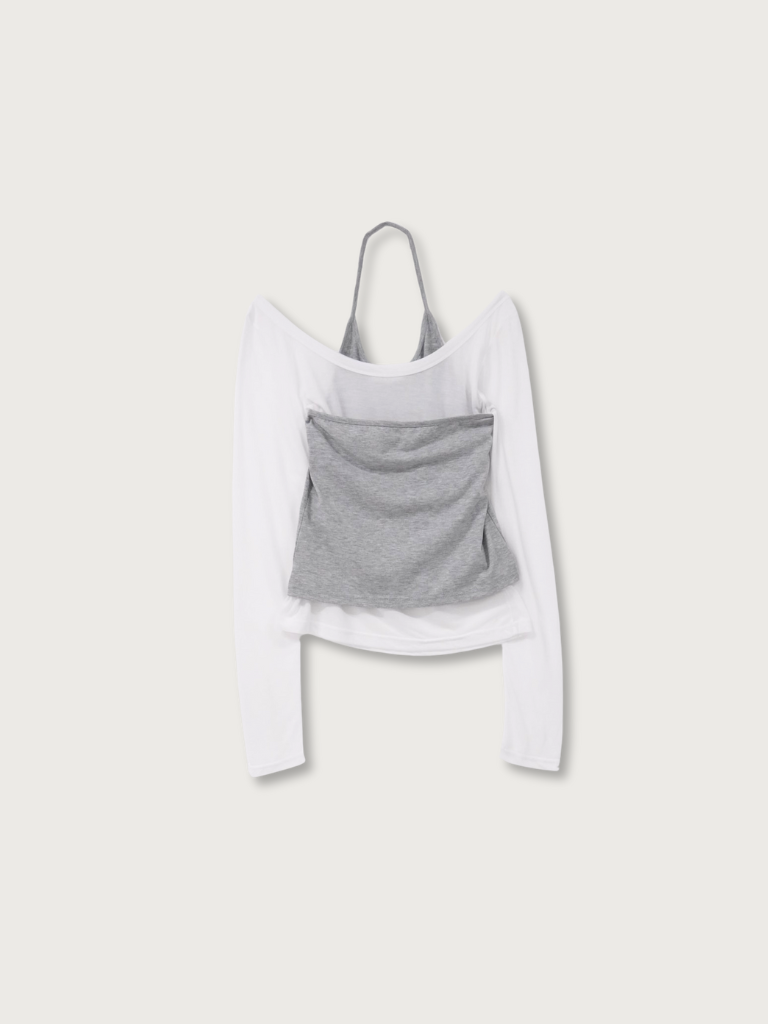 halter layered set tops