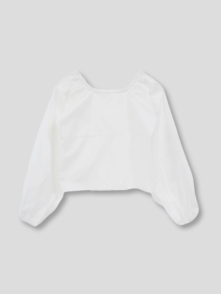 lace button blouse