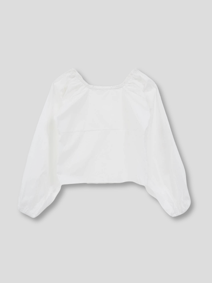 lace button blouse