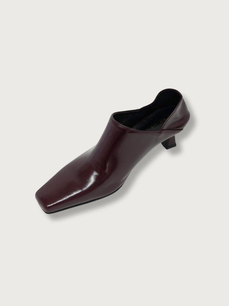 square heel loafer