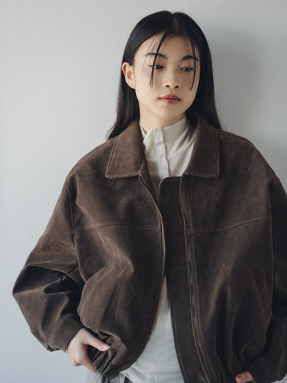 suede blouson